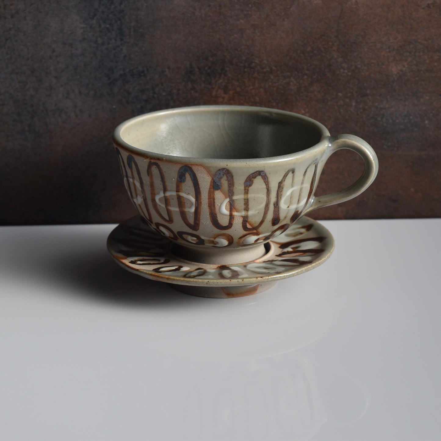 Teacup 4A & Saucer Handcrafted by Brianne Munch