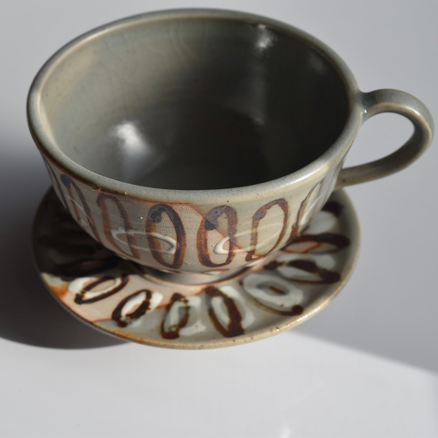 Teacup 4A & Saucer Handcrafted by Brianne Munch