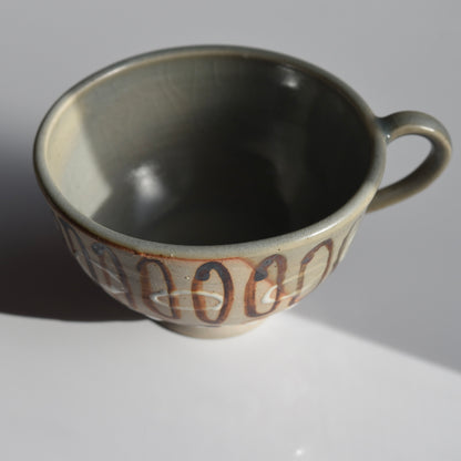 Teacup 4A & Saucer Handcrafted by Brianne Munch