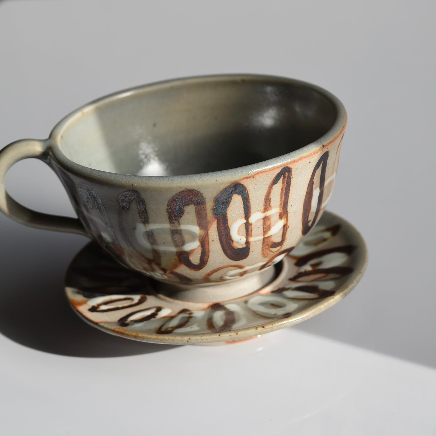 Teacup 4A & Saucer Handcrafted by Brianne Munch