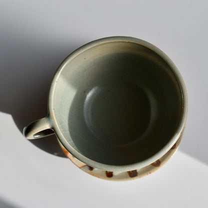 Teacup 4A & Saucer Handcrafted by Brianne Munch