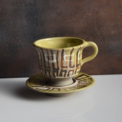 Teacup 3A & Saucer Handcrafted by Brianne Munch