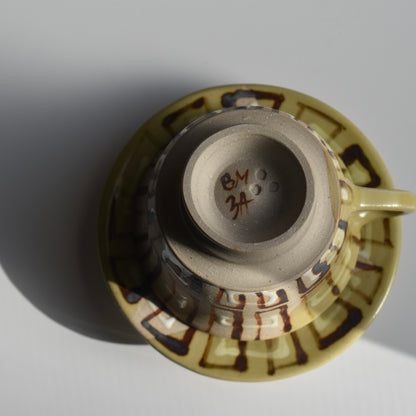 Teacup 3A & Saucer Handcrafted by Brianne Munch