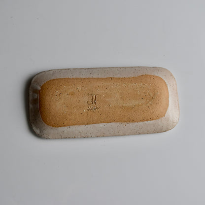 White Birch Dish by Jan Toscano