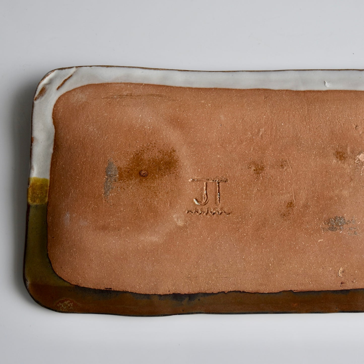 Medium Autumn Tone Dish by Jan Toscano