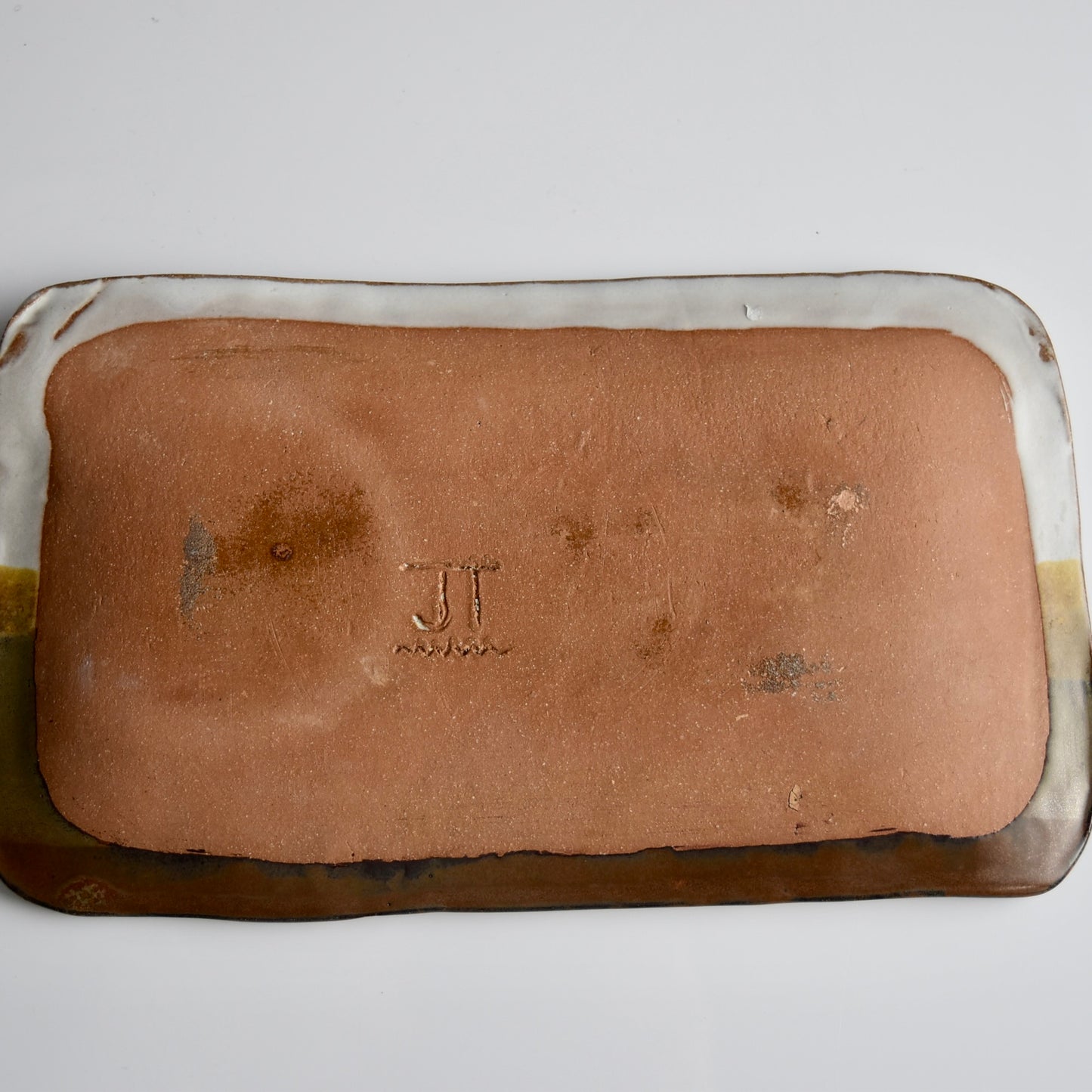 Medium Autumn Tone Dish by Jan Toscano