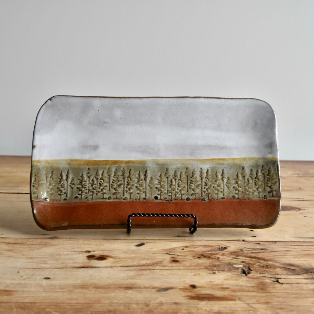 Extra Large Autumn Dish by Jan Toscano