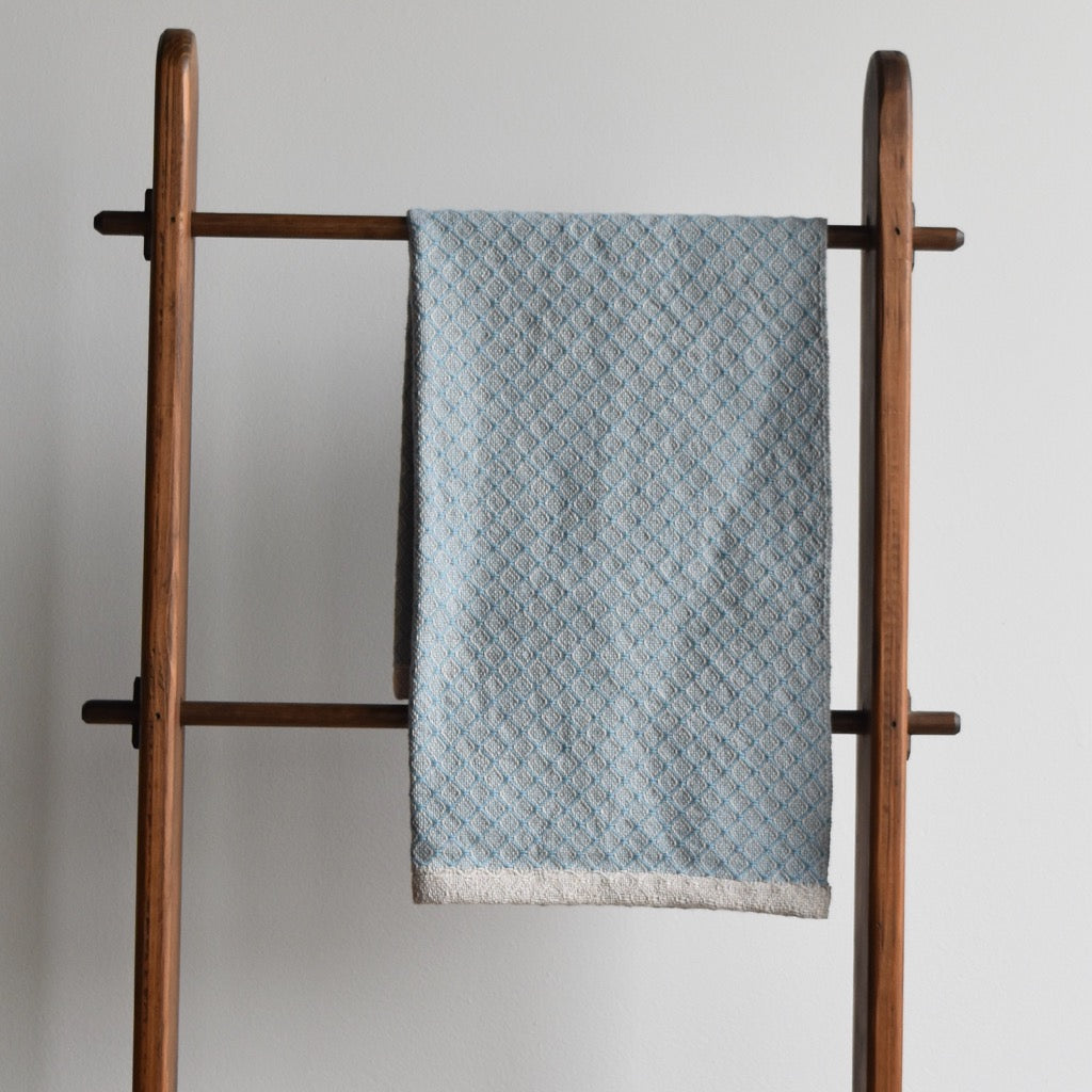 Tea Towel / Hand Towel Baby Blue by Kristina Nichols
