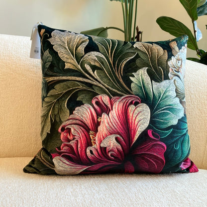 Darla Floral Throw Pillow by Dahlia & Grace