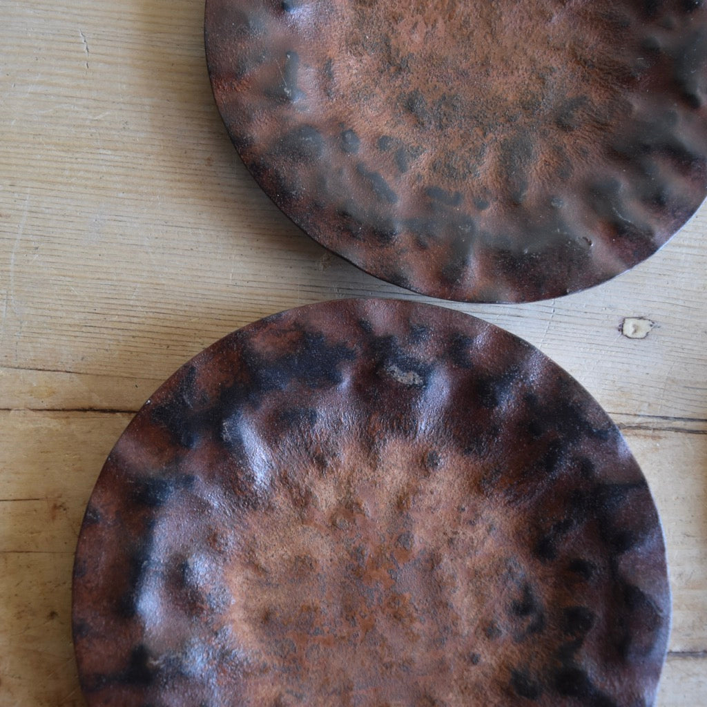 Jan Barboglio Iron Hand Hammered Plate