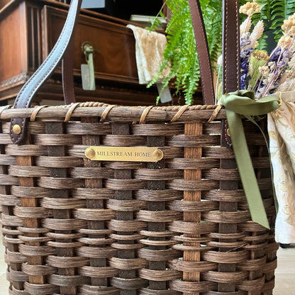 Handwoven Market Basket By Millstream Home