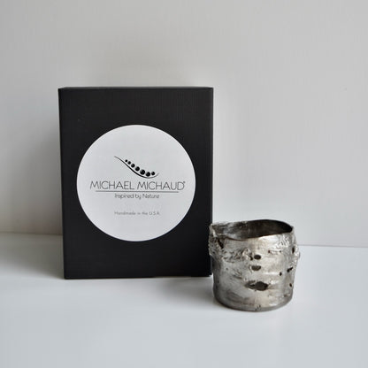 Birch Bark Tea Light Holder by Michael Michaud