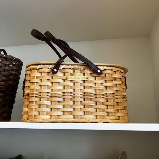 Handwoven Picnic Basket by Millstream Home