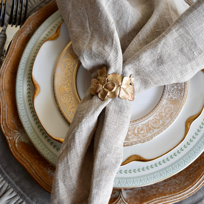Hydrangea Napkin Rings By Michael Michaud (Set of 4)