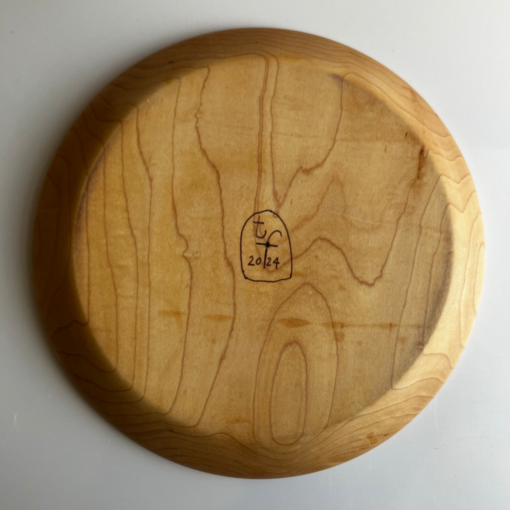 Rock Maple Platter by Tom Forester
