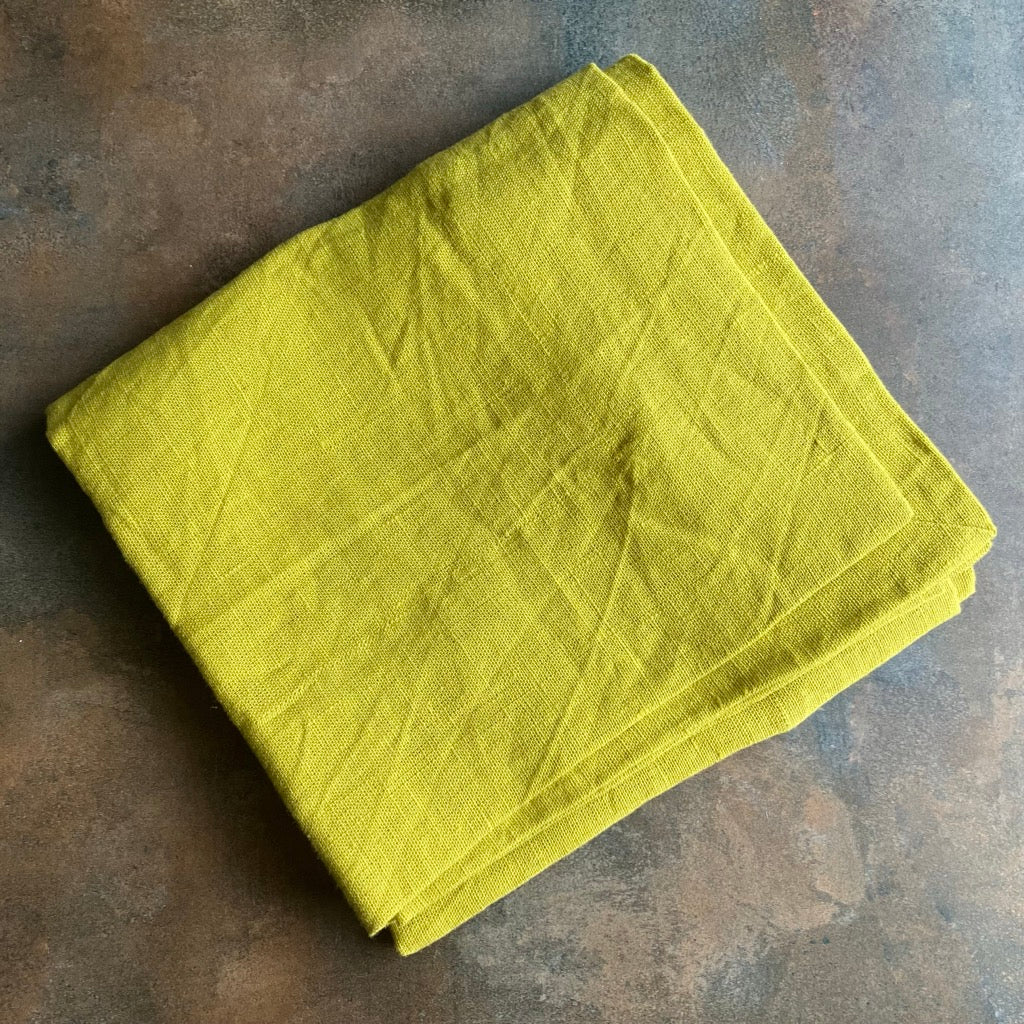 Pear 6 Foot Table Runner in European Linen by Rough Linen