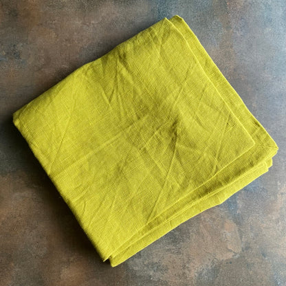 Pear 6 Foot Table Runner in European Linen by Rough Linen