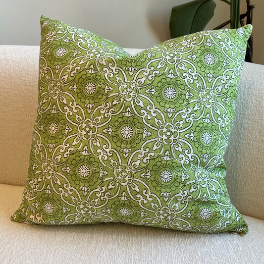 Beryl Medallion Throw Pillow by Dahlia & Grace