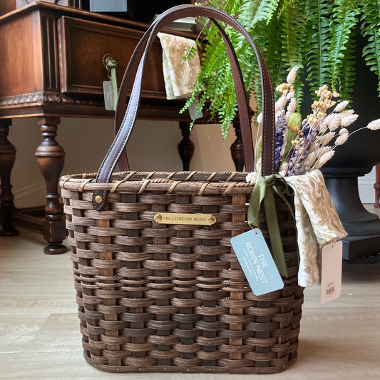 Handwoven Market Basket By Millstream Home