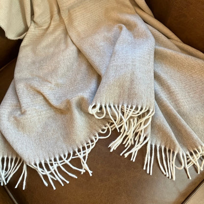 Whisper Ombre Merino Throw by Prince of Scots