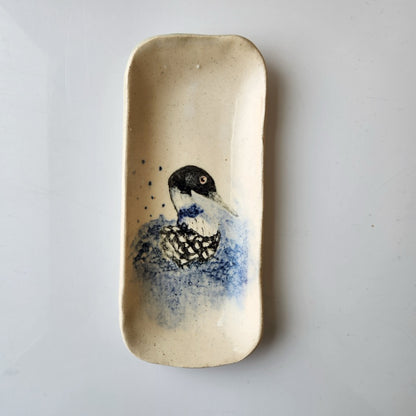 Extra Small Loon Dish by Jan Toscano
