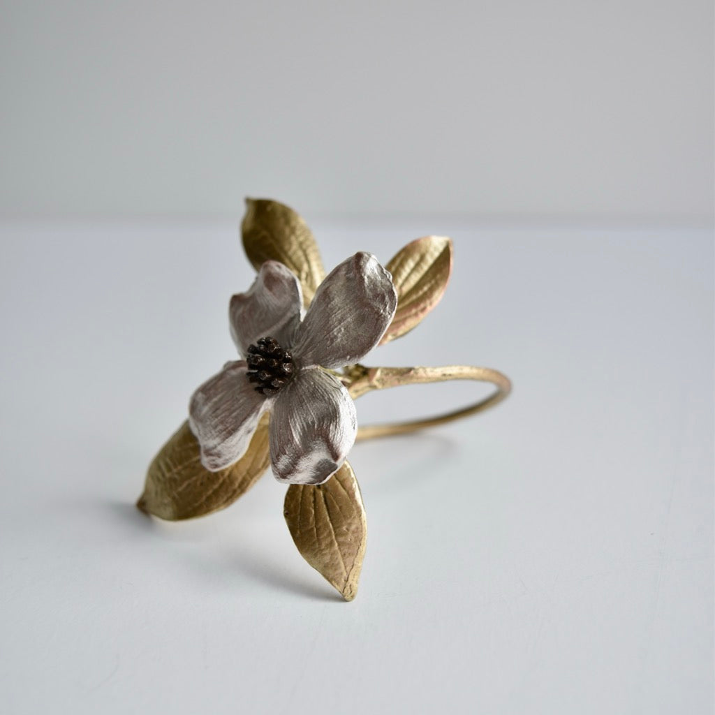 Dogwood Napkin Rings Set of 4 by Michael Michaud