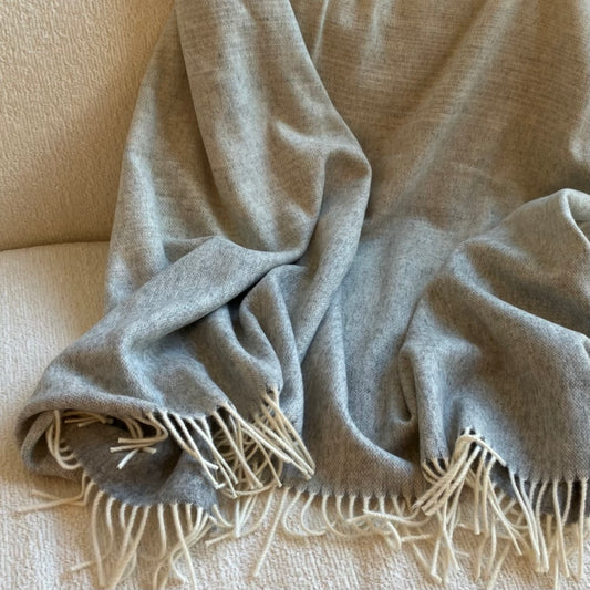 Whisper Ombre Merino Throw by Prince of Scots