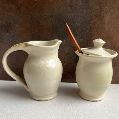 Sugar & Cream Set by Otis Pottery