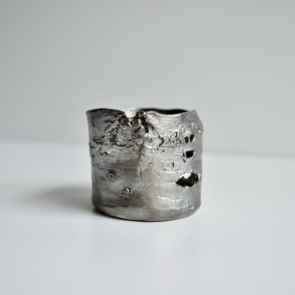 Birch Bark Tea Light Holder by Michael Michaud