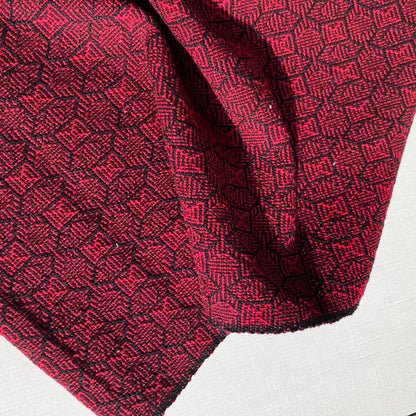 Table Runner in Red and Black by Kristina Nichols