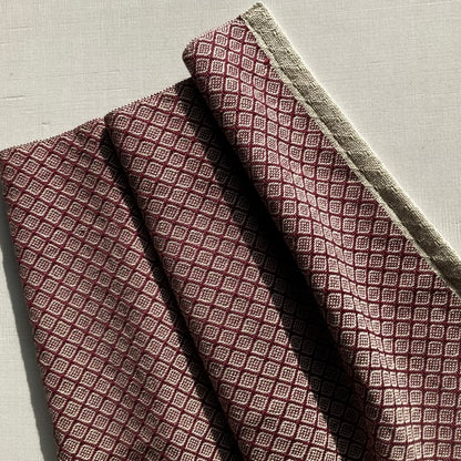 Tea Towel / Hand Towel Raspberry Diamonds by Kristina Nichols