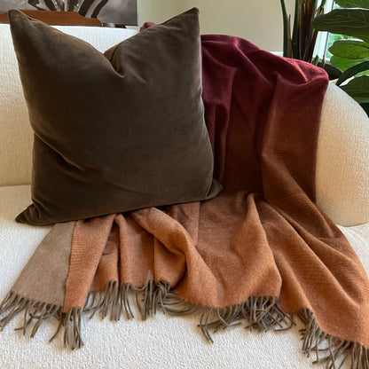 Whisper Ombre Merino Throw by Prince of Scots