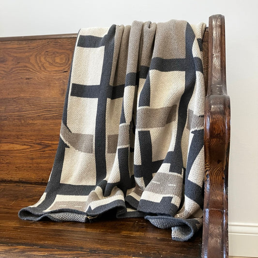 Equestrian Lattice Throw Blanket by In2Green