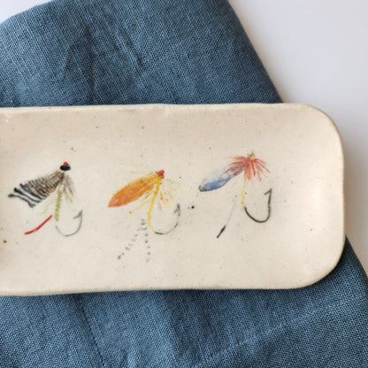Extra Small Fly Fishing Dish by Jan Toscano