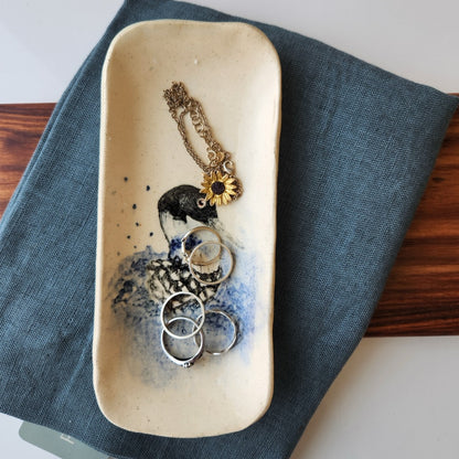 Extra Small Loon Dish by Jan Toscano