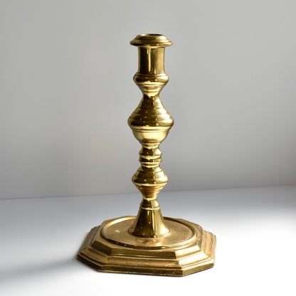Found Late 20th Century Style Brass Candlestick