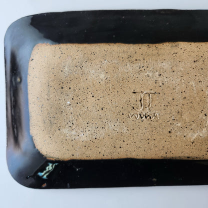 Medium Black Birch Dish by Jan Toscano