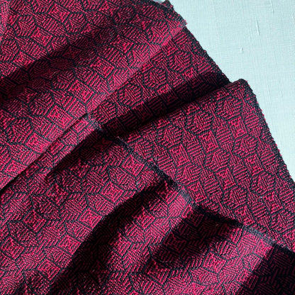 Table Runner in Red and Black by Kristina Nichols