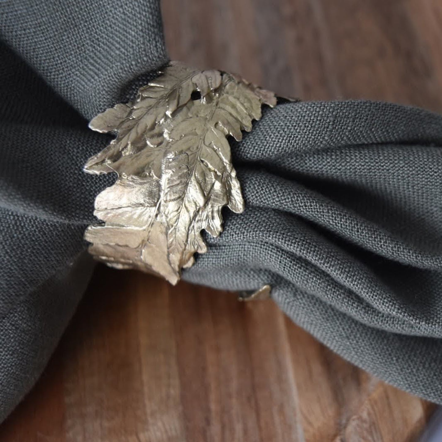 Fern Napkin Rings By Michael Michaud (Set of 4)