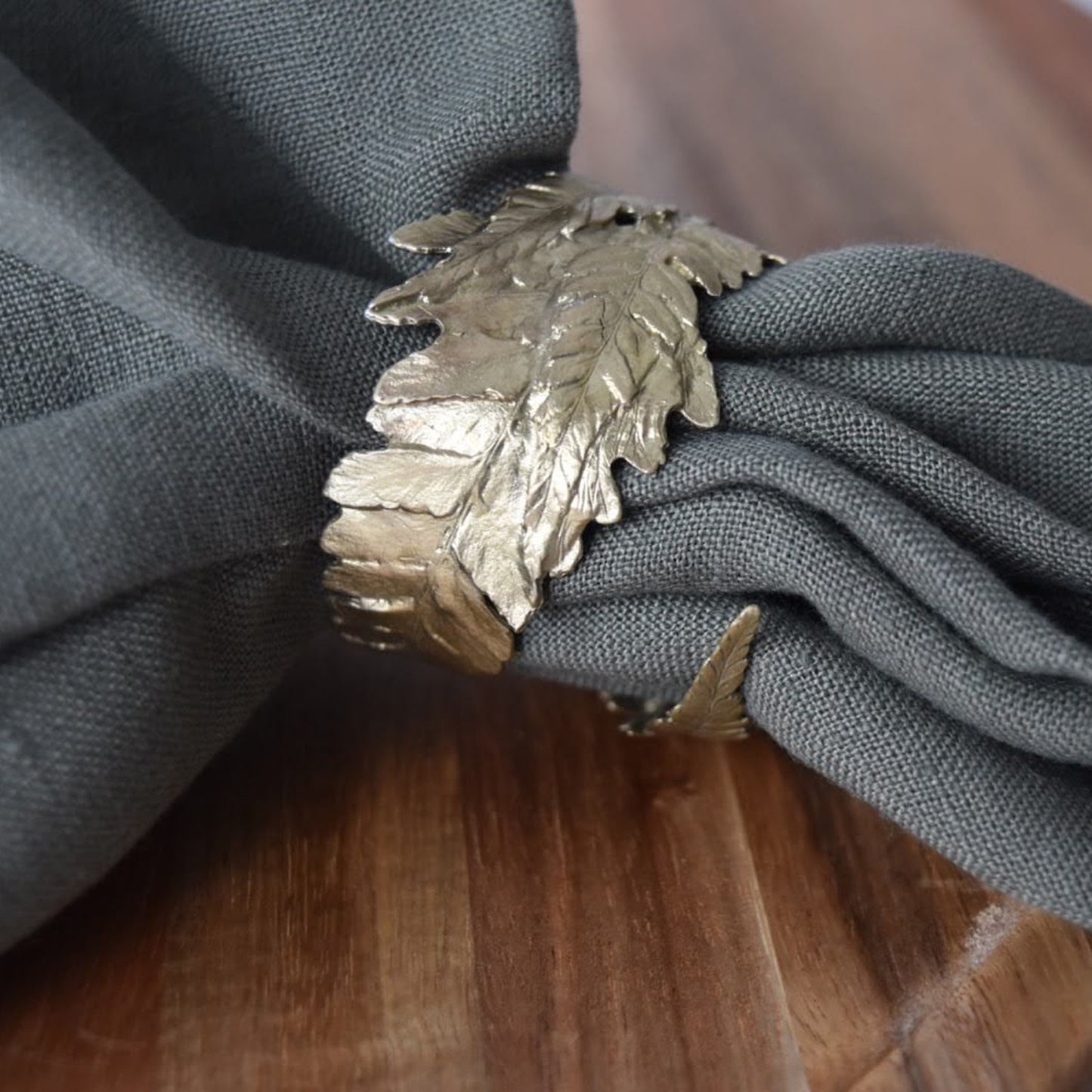 Fern Napkin Rings By Michael Michaud (Set of 4)
