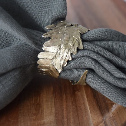 Fern Napkin Rings By Michael Michaud (Set of 4)