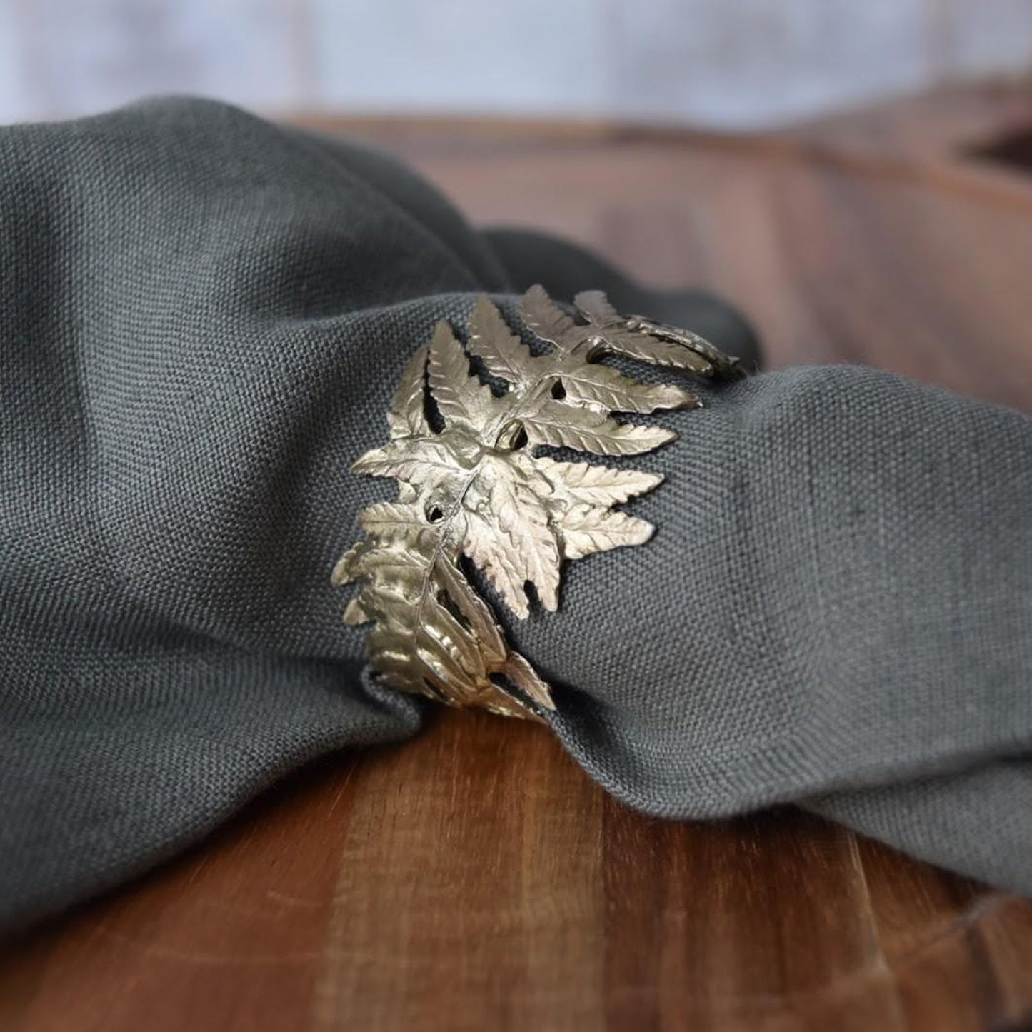 Fern Napkin Rings By Michael Michaud (Set of 4)