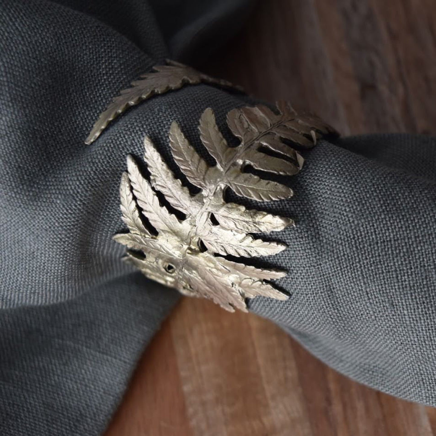 Fern Napkin Rings By Michael Michaud (Set of 4)