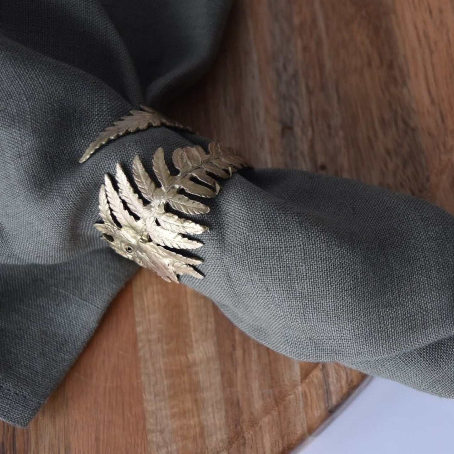 Fern Napkin Rings By Michael Michaud (Set of 4)
