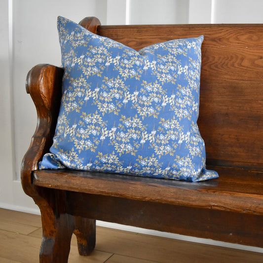 Decorative 100% Linen Pillow in Blueberry by Glass Muriel