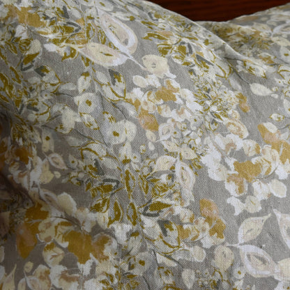 Decorative 100% Linen Pillow in Summer Trellis by Glass Muriel
