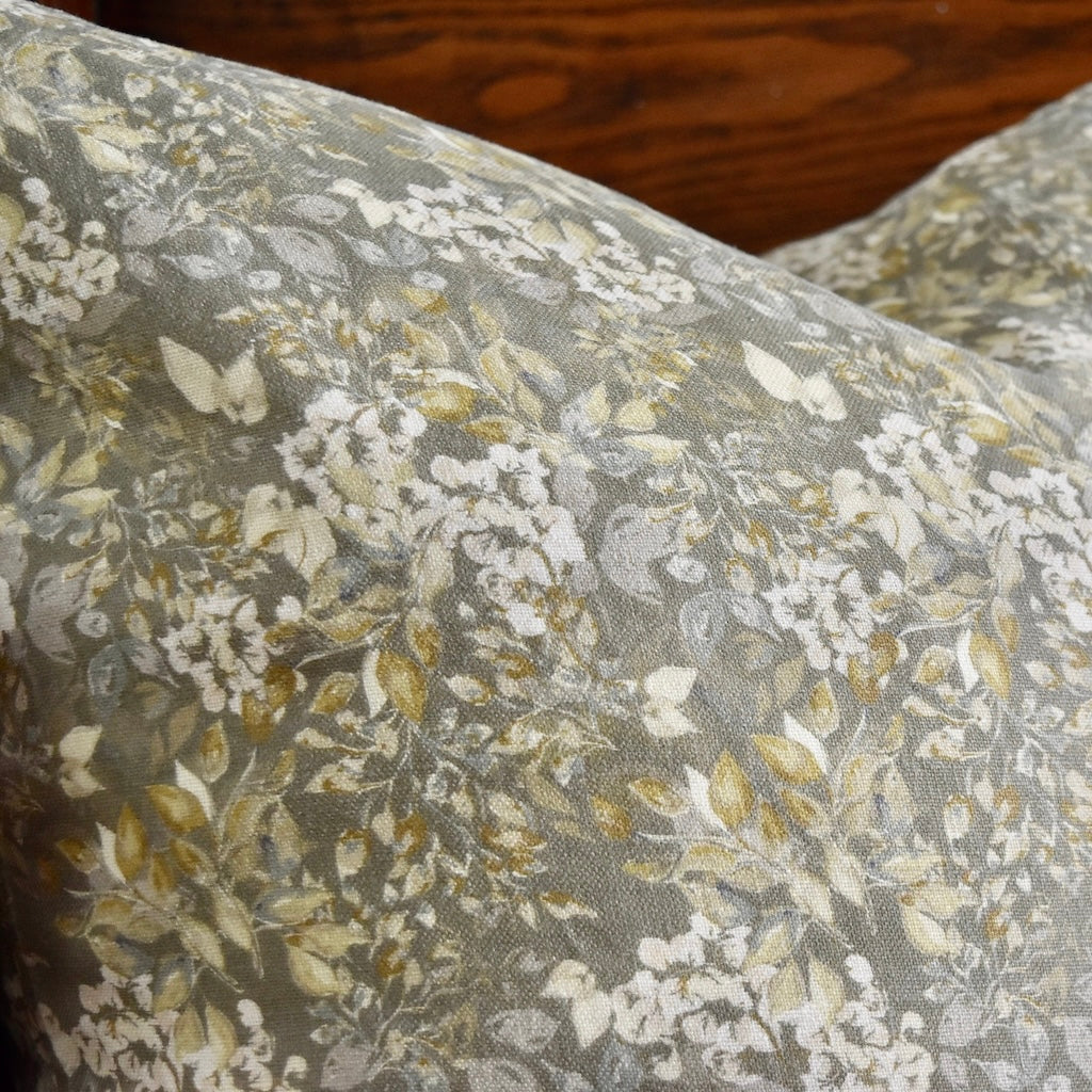 Decorative 100% Linen Pillow in Wildflower by Glass Muriel