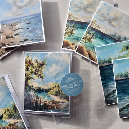 Lakeshore Notecard Set by Glass Muriel