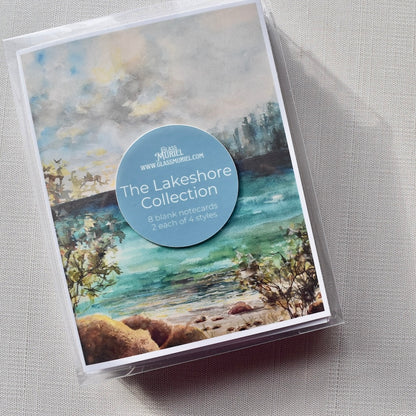 Lakeshore Notecard Set by Glass Muriel