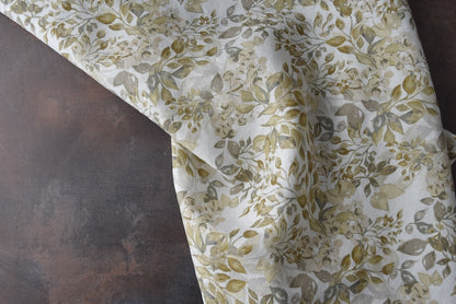 Linen Towel For Kitchen or Bath in Butterfly Branches by Glass Muriel
